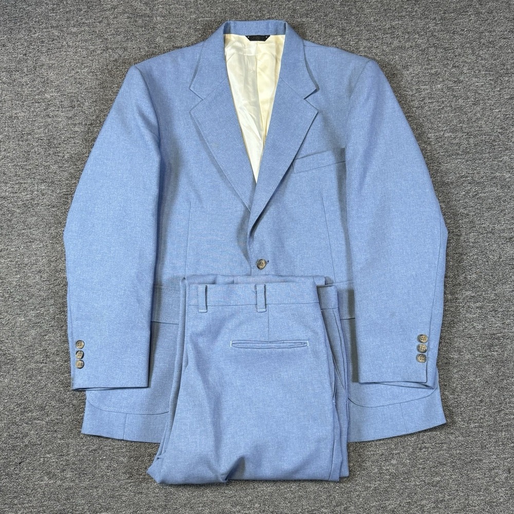 Vintage Levi's Panatela 2 Piece Suit Men's 44S Jacket Coat 40x29 Pants‎